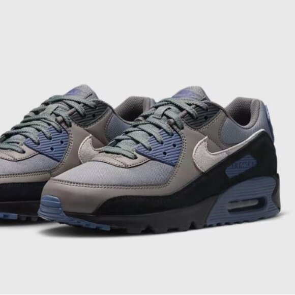 Nike Air Max 90 - Smoke Grey Diffused Blue - Men’s Size 11.5 - NEW! - Picture 1 of 8